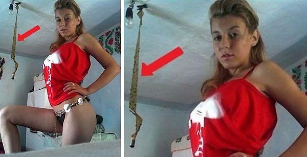 2. Липкая лента с дохлыми мухами - отличный фон для секси-селфи!