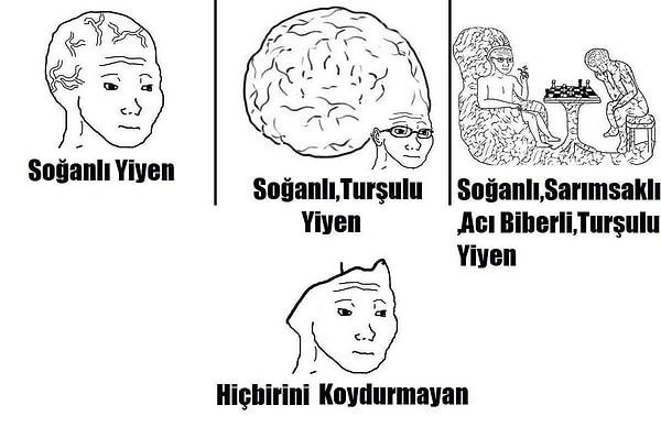 12. Hiçbirini koydurmayan