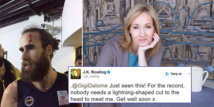Harry Potter Gibi Yaralanan Gigi Datome'ye Kitabın Yazarı J.K. Rowling'den Cevap Geldi