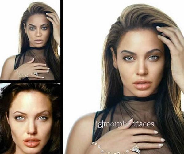 7. Beyonce ve Angelina Jolie