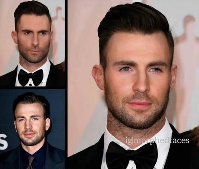 14. Adam Levine ve Chris Evans