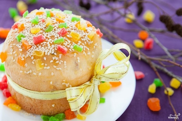 1. Заварной кулич