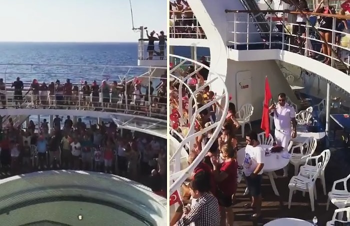 Yunan Koylarından Geçerken 10. Yıl Marşı Çalarak Yunanları Troll'eyen Türkler