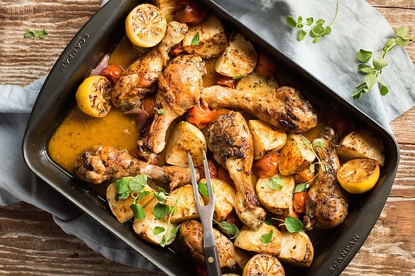 7. Ужин за 25 минут: запеченная курица