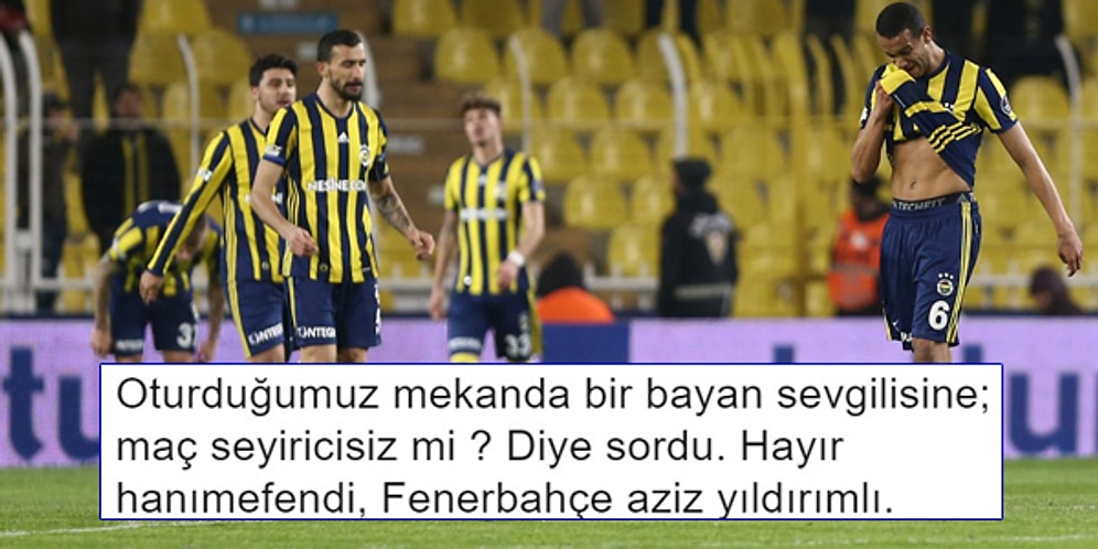 Nerede O Eski Kadıköy! Fenerbahçe'nin Evinde Konyaspor'a Yenilmesinin Sosyal Medya Yansımaları
