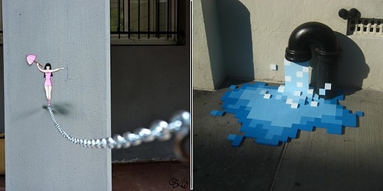 Dünyayı Çok Daha Eğlenceli ve Güzel Bir Yer Haline Getiren 21 Sokak Sanatı