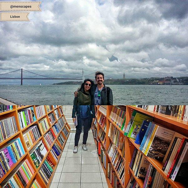 Kitaplar arasında dolaşırken kafa Portekiz Lizbon'da!