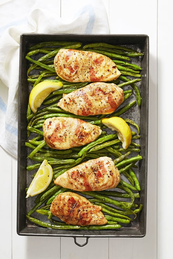 1. Куриная грудка со спаржей