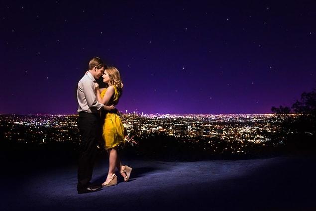 Ellen Wleklinski and Corey Collins had an amazing photoshoot in which they were dressed as La La Land characters.