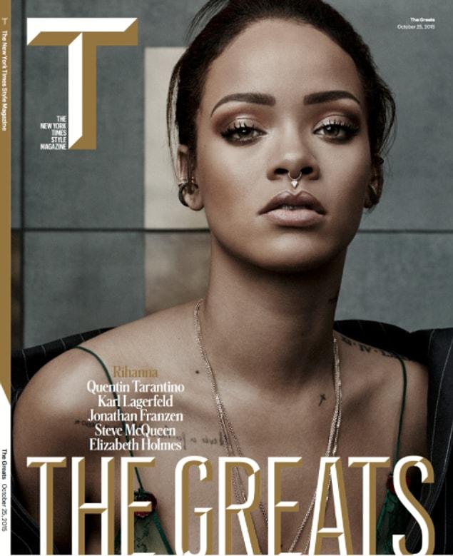 Even though she looks careless in this 2015 T magazine cover, she was still amazing...