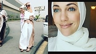 Meryem Uzerli, Suudi Arabistan Ziyareti İçin Tesettüre Girdiği Fotoğraflarını Paylaştı