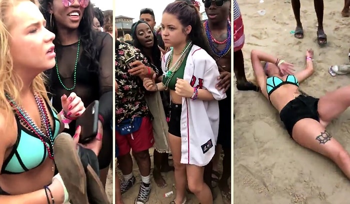 Efsanevi Bir Şekilde Karşısındakini Tek Yumrukla Yere Seren Genç Kadın