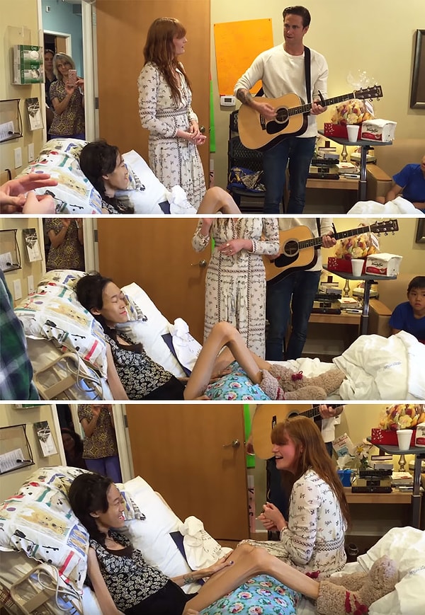 8. Этой девушке очень хотелось перед смерью послушать "в живую" песни группы "Florence And The Machine"