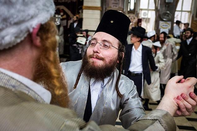 18. Ultra-Orthodox Jews celebrate the holiday of Purim on March 13 in Jerusalem. The carnival-like Purim holiday is celebrated with parades and costume parties to commemorate the deliverance of the Jewish people from a plot to exterminate them in the ancient Persian empire 2,500 years ago, as described in the Book of Esther.