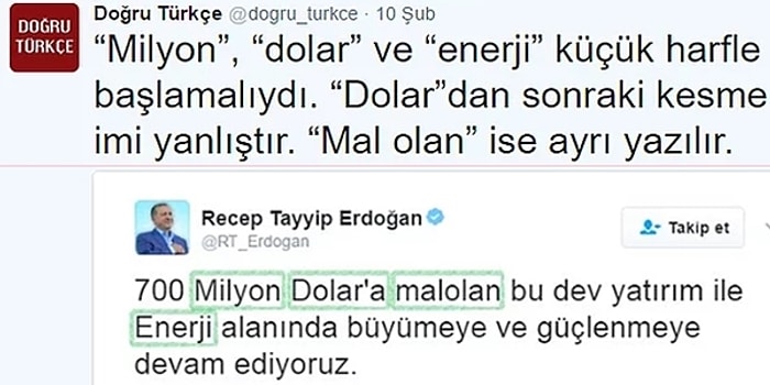 Doğru Türkçe Kullanma Konusundaki Özensizliği Gösteren Hesaptan 27 Okkalı Paylaşım