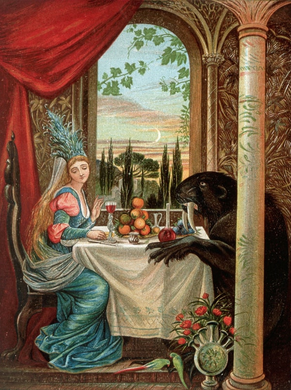 6. А вот и еще одна Белль с выражением на лице, говорящим "ты меня не впечатлил", делится апельсинами с плодом любви моржа и бобра