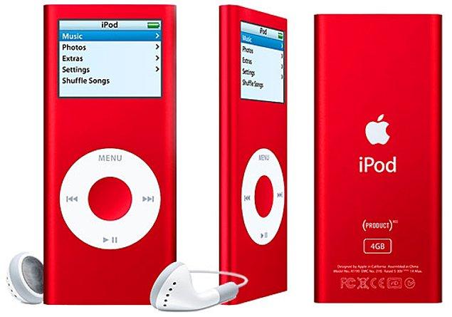 Apple 2006 yılında da AIDS ile mücadele etmek için kırmızı bir özel baskılı iPod nano'yla piyasada varlığını göstermişti.