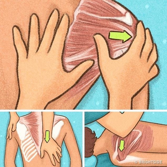 2. Use your entire palm during the process.