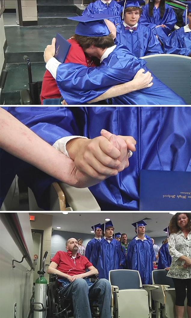 23. A dying father gets his final wish: to see his son graduate.