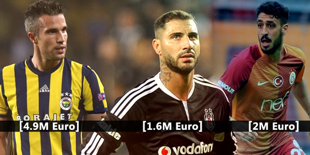 Üç Büyüklerde Forma Giyen En Yüksek Maaşlı 30 Futbolcu