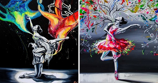 Всплеск эмоций в полете танца: чувственные рисунки прекрасных балерин