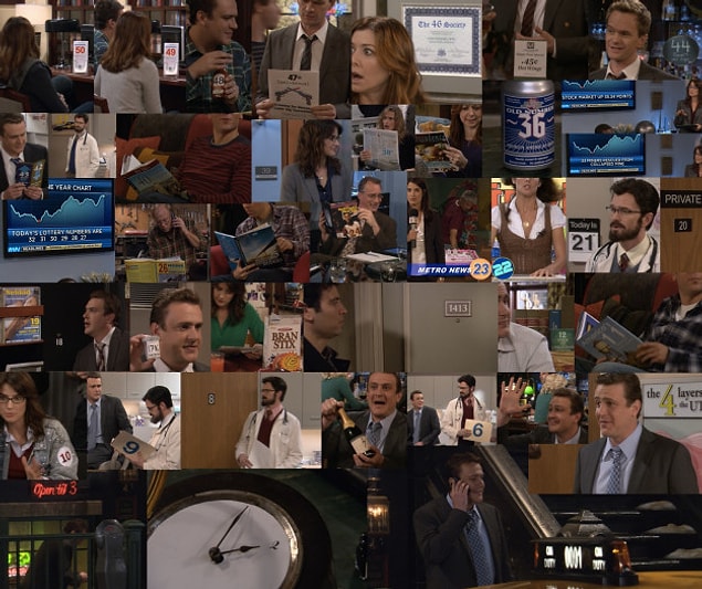 5. In the episode where Marshall's father dies, there is a hidden countdown throughout the episode that leads up to the news.