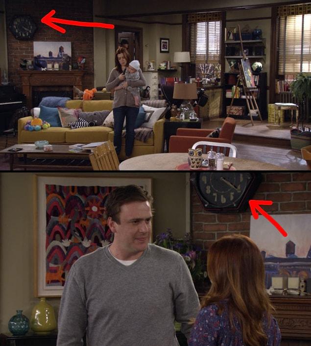 7. The clock in Lily and Marshall's apartment always reads 4:20. 😎😎