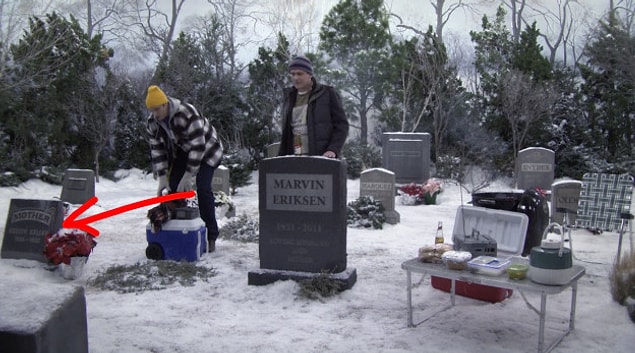 21. This grave that reads "Mother" may've been foreshadowing the series' ending.
