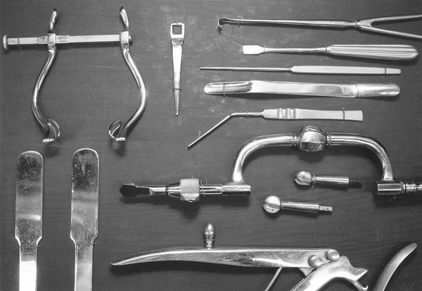 11. Lobotomy tools.