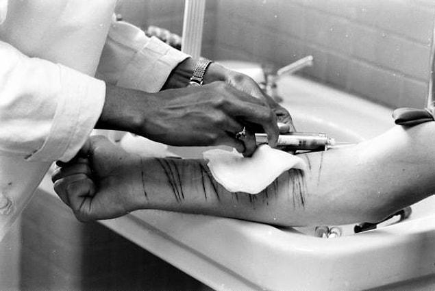 20. Self-harm at an Asylum, 1964.