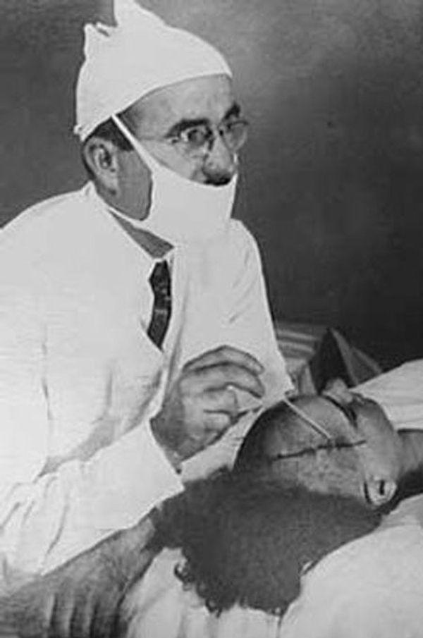 28. Sunland Asylum...Dr. Freeman, the quack who invented lobotomies. The procedure turned most 'problem' patients into zombies.