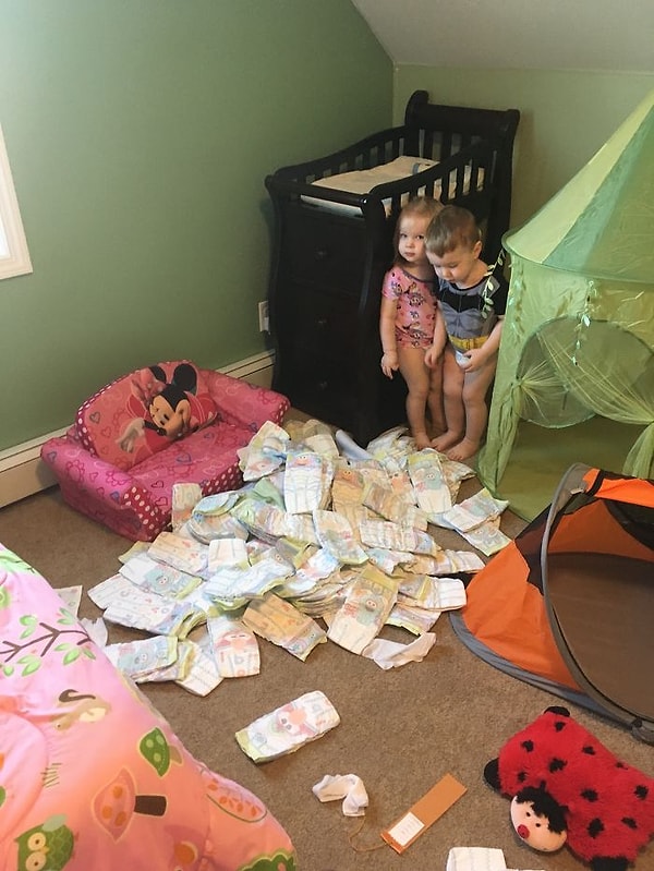 10. Подгузники? Мы не видели никаких подгузников.