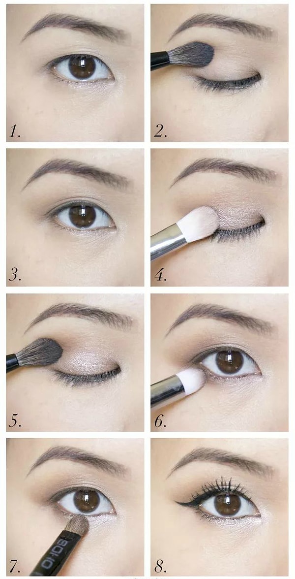 6. Не думай, что просто значит скучно. Этот базовый нюдовый макияж на каждый день отлично подойдёт для начинающих.
