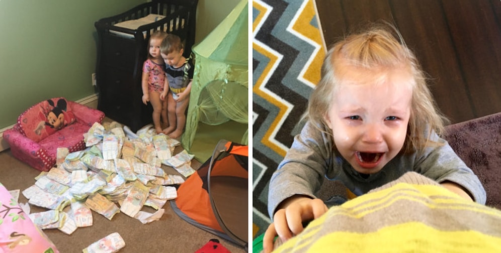 10 фото, наглядно показывающих, что значит быть матерью троих детей