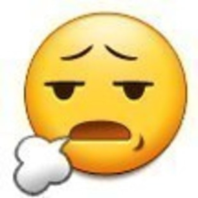 17. "Anguished face"