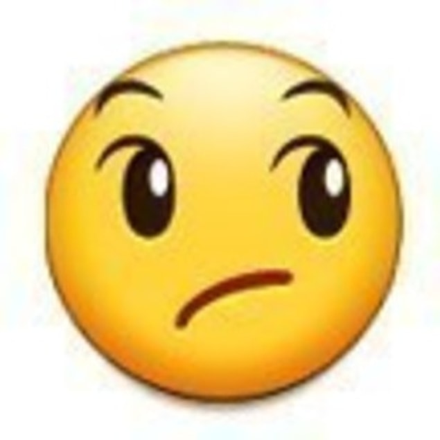 13. "Disappointed face"