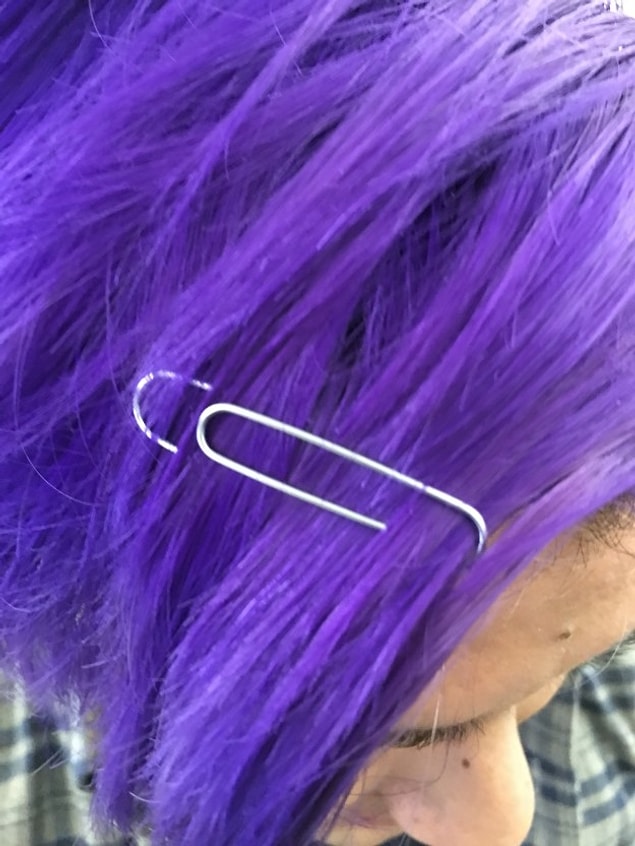 10. Run out of bobby pins? Use a paperclip to get the job done just as well.