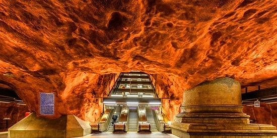 20 станций метро в Стокгольме, дизайн которых вас точно удивит!