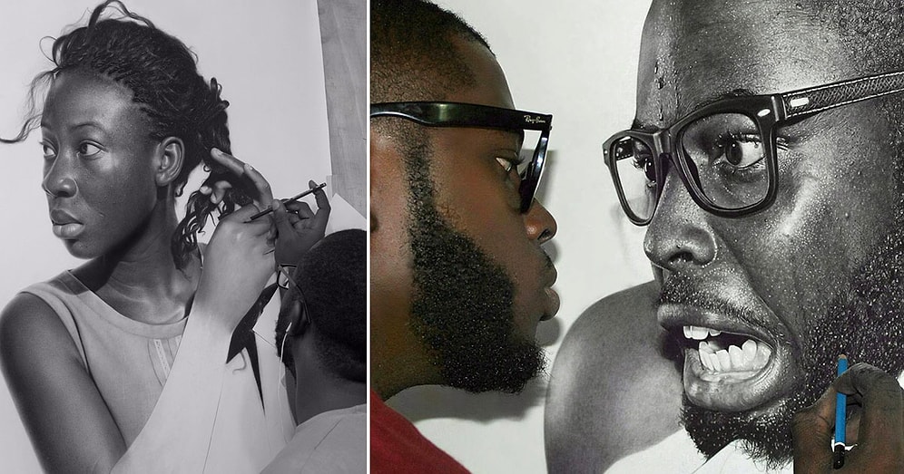 Gerçeğinden Daha da Gerçek Karakalem Portreler Çizen Nijeryalı Sanatçı: Arinze Stanley