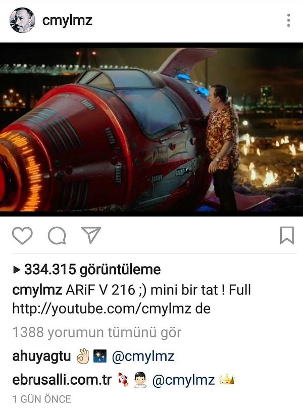 3. Cem Yılmaz "Arif V 2016"nın fragmanını paylaştı.