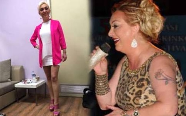 9. Arabesk müzik şarkıcısı Güllü, 9 ayda tam tamına 70 kilo verdi.