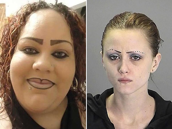 3. Почему брови справа начали исчезать? Это задумка?