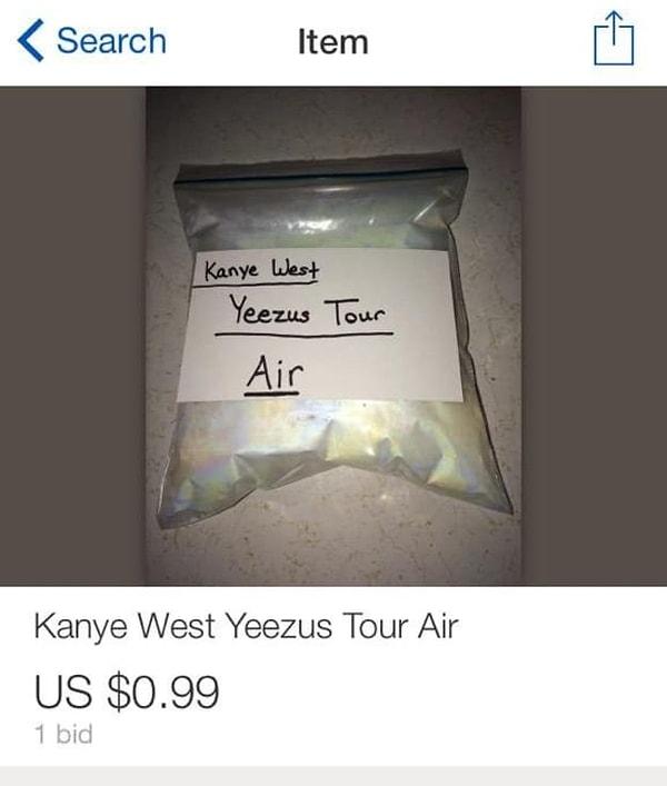 15. Kanye West'in Yeezus turunda gerçekleştirdiği bir konserin "havası."