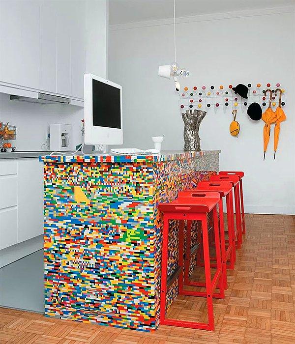 8. Lego Mutfak Dekorasyonu