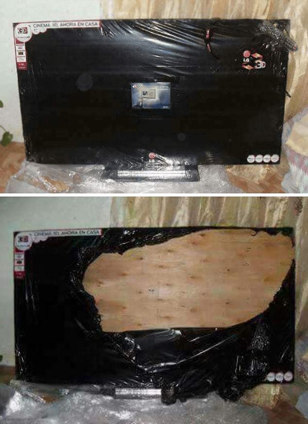 9. “Probably wasn't a good idea to purchase this tv from unreliable vendors.”