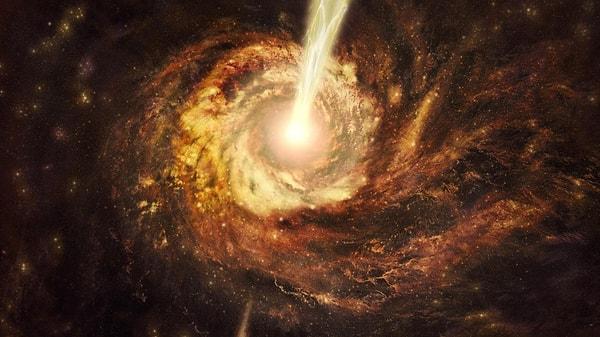 Kara deliğin hızı da saatte 8 milyon km olarak ölçülmüş durumda.