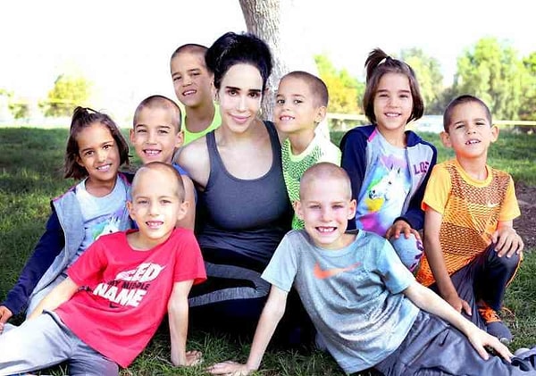 7. Натали Сулеман — многодетная мама