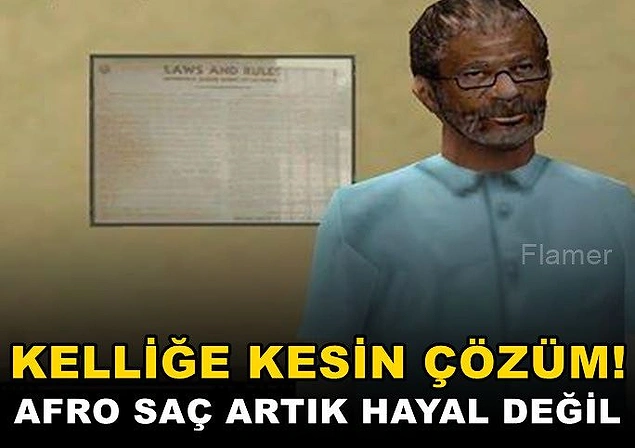 GTA'da kellik yok