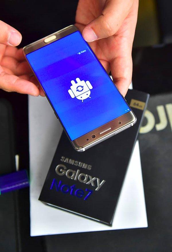 Samsung, 2016 Eylül ayında ABD'de daha sonra da Çin'de piyasadan geri çektiği telefon modeli Note7 ile ilgili yeni planlarını açıkladı.