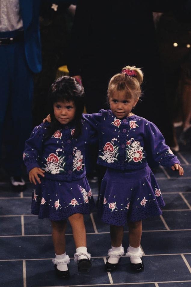 2. The twins only appeared together on-screen in four episodes of Full House.
